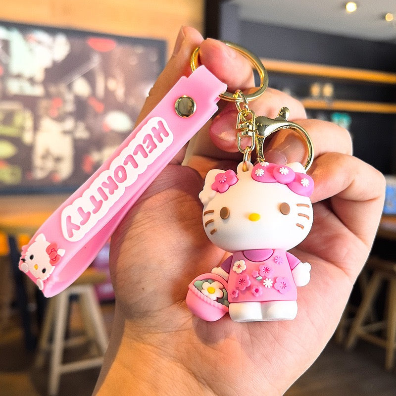 Sanrio keychain kt cat doll pendant Kulomi