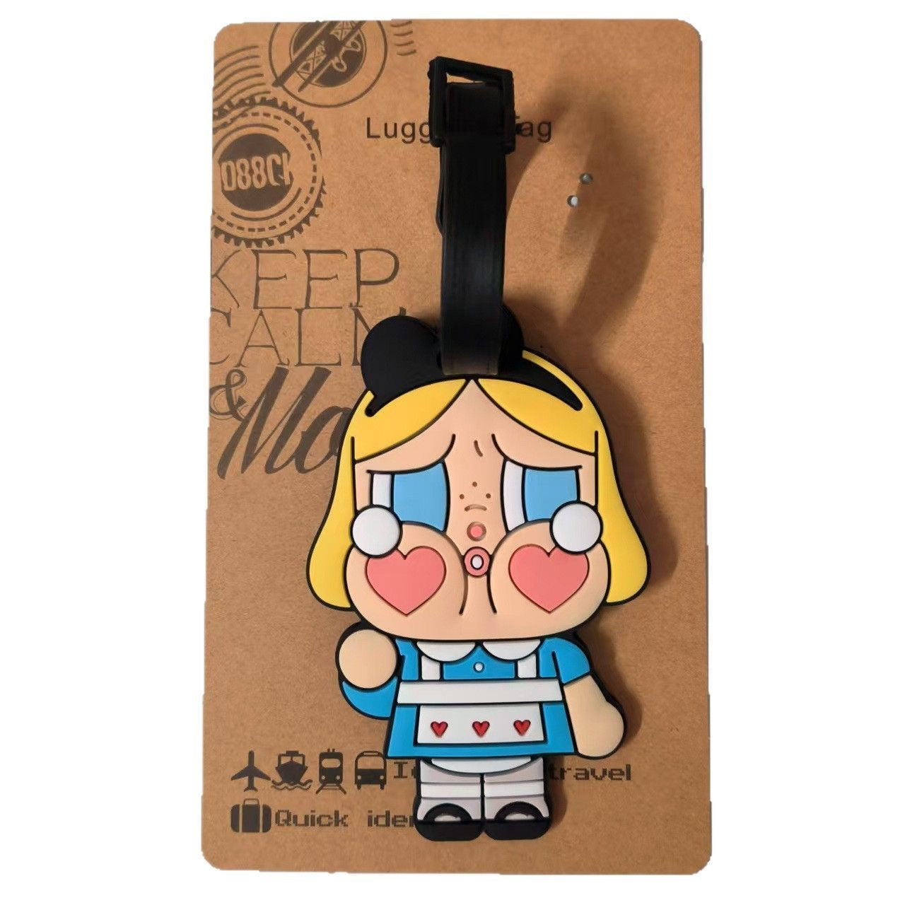 Cry baby luggage tag