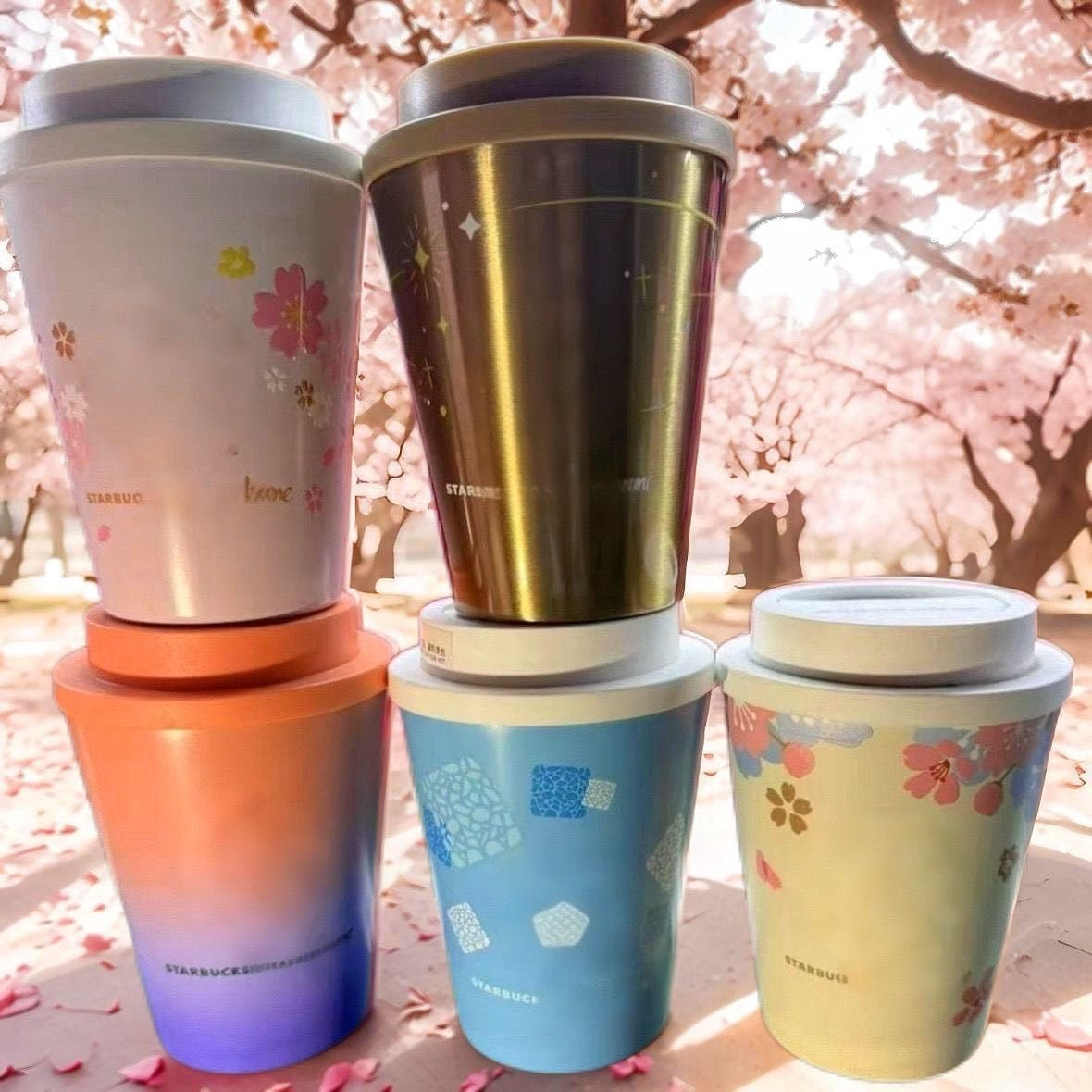 Starbucks cups