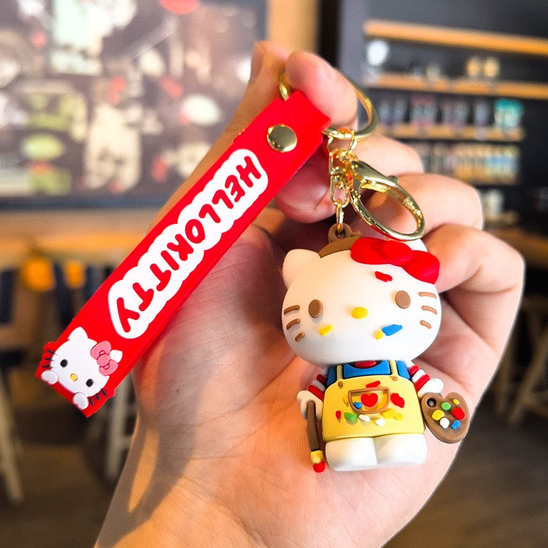 Sanrio keychain kt cat doll pendant Kulomi