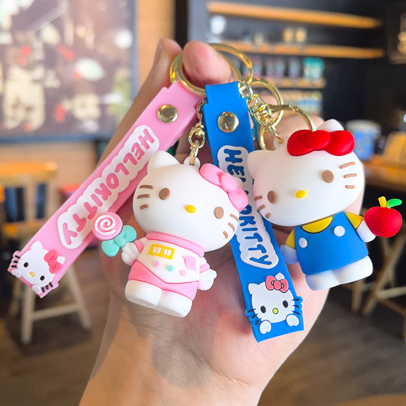 Sanrio keychain kt cat doll pendant Kulomi