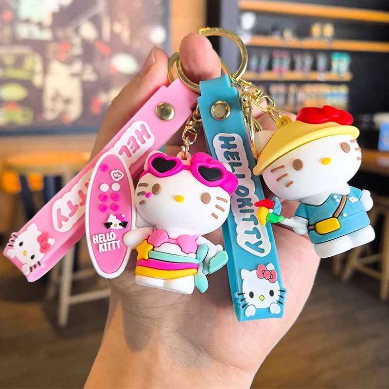 Sanrio keychain kt cat doll pendant Kulomi