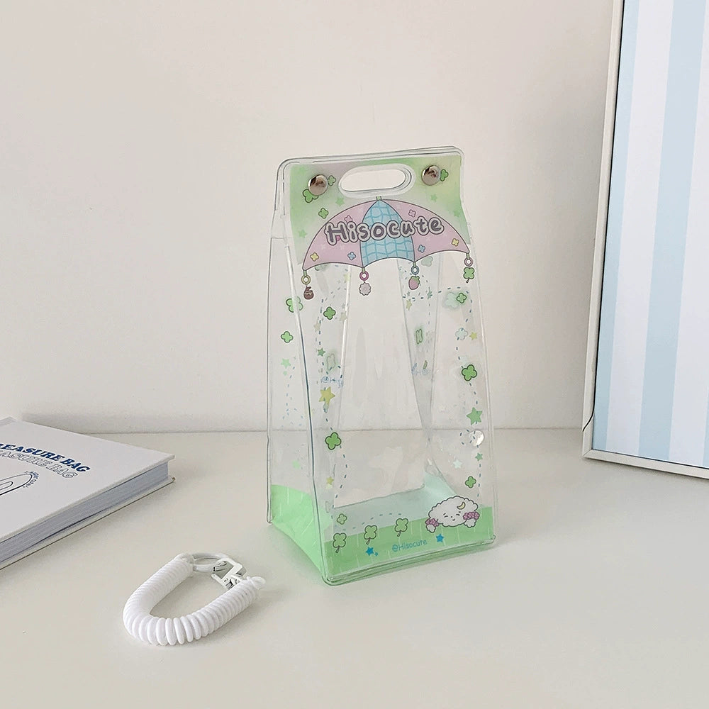 Cute cartoon storage bag doll dustproof