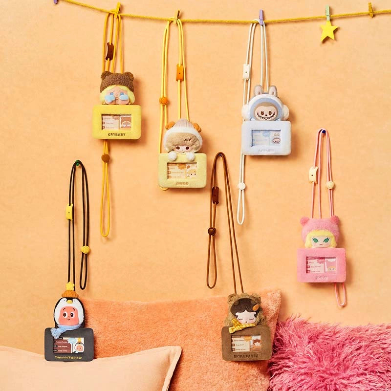 Plush Warm Huhu series card sleeve pendant