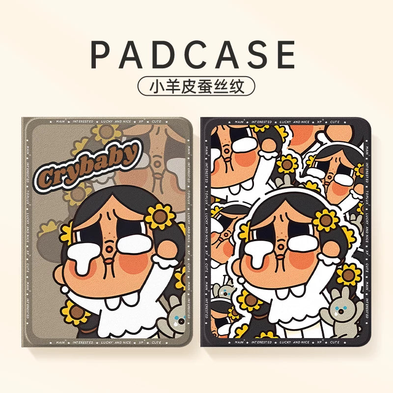 Crying baby ipad protective case