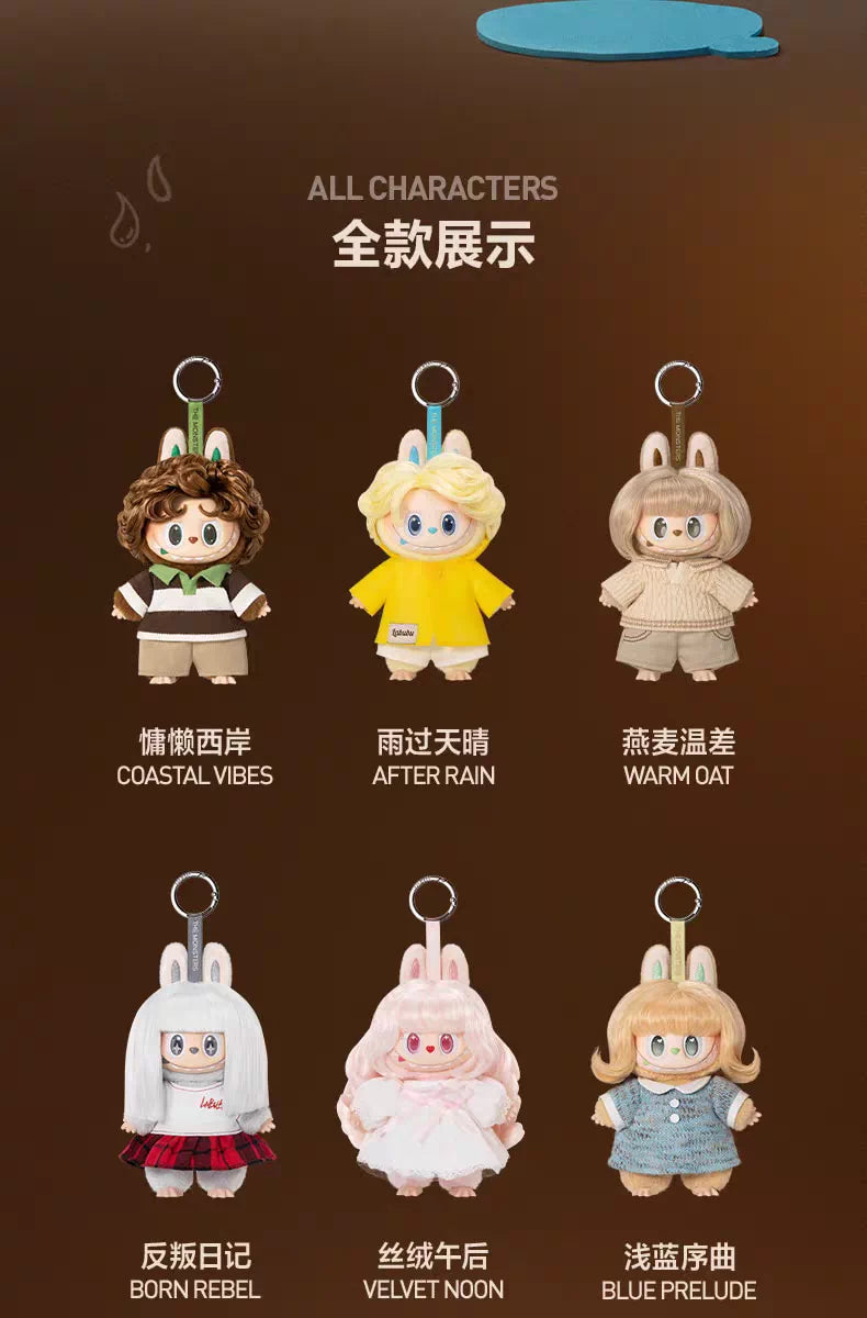 LABUBU Vintage Barber Shop Vinyl Plush Pendant