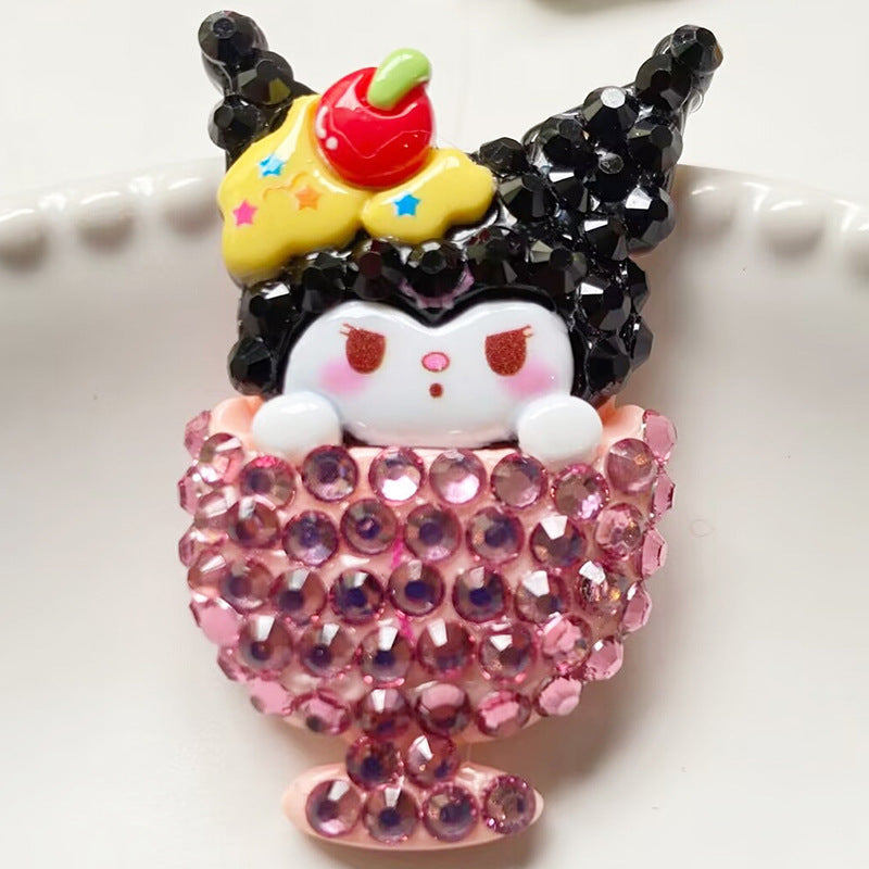 Cartoon resin DIY drilling accessories