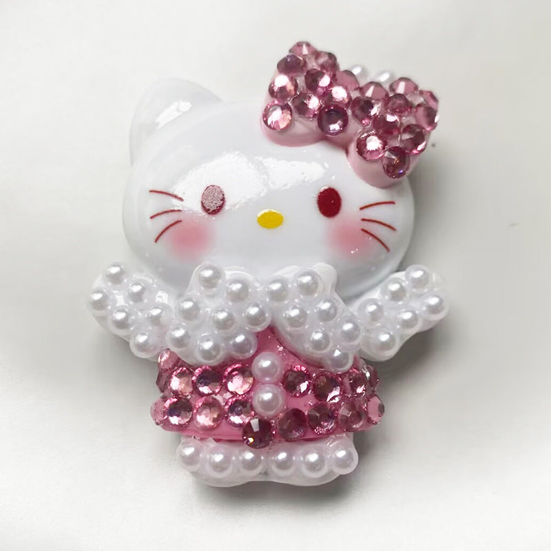 Cartoon resin DIY drilling accessories