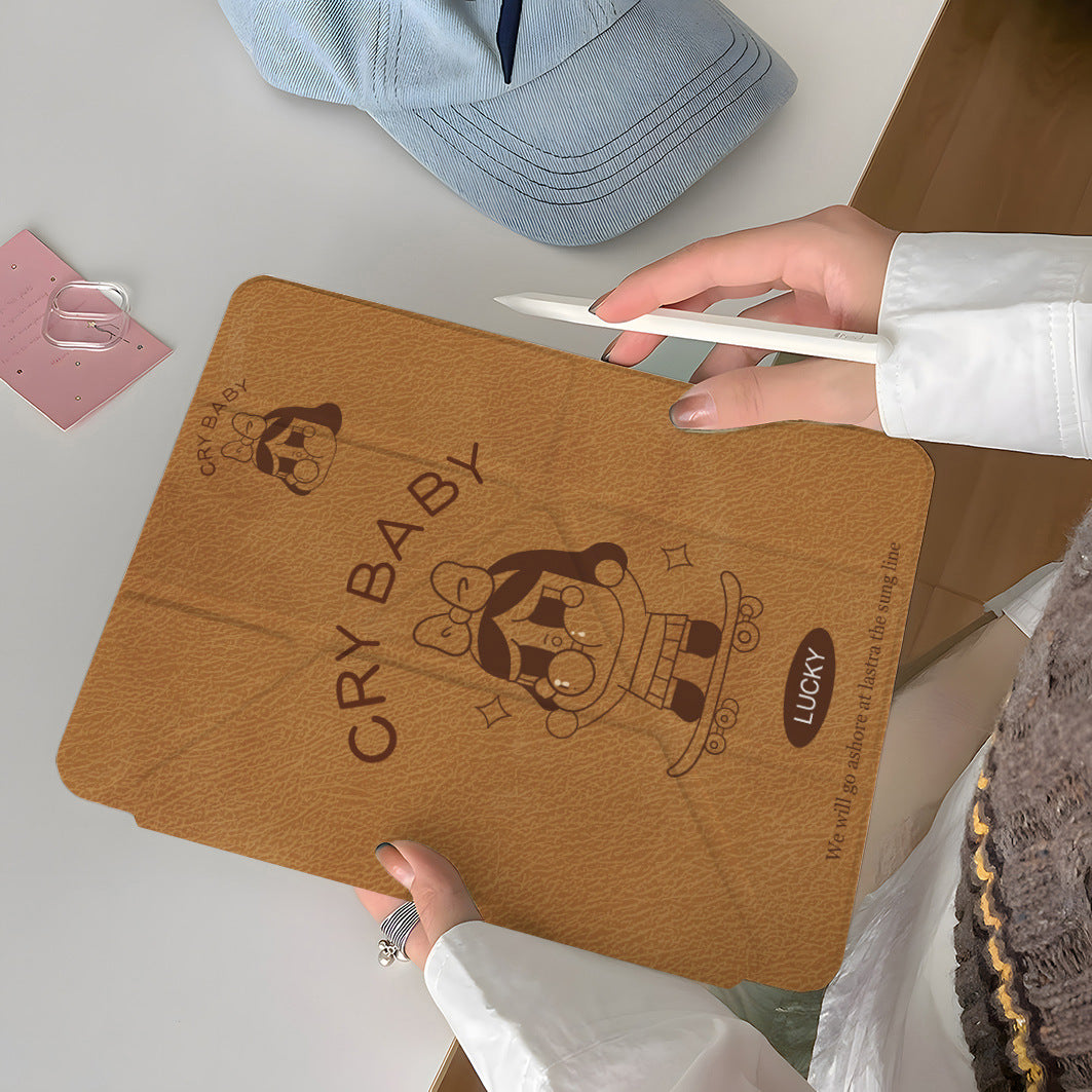 Crying baby ipad protective case