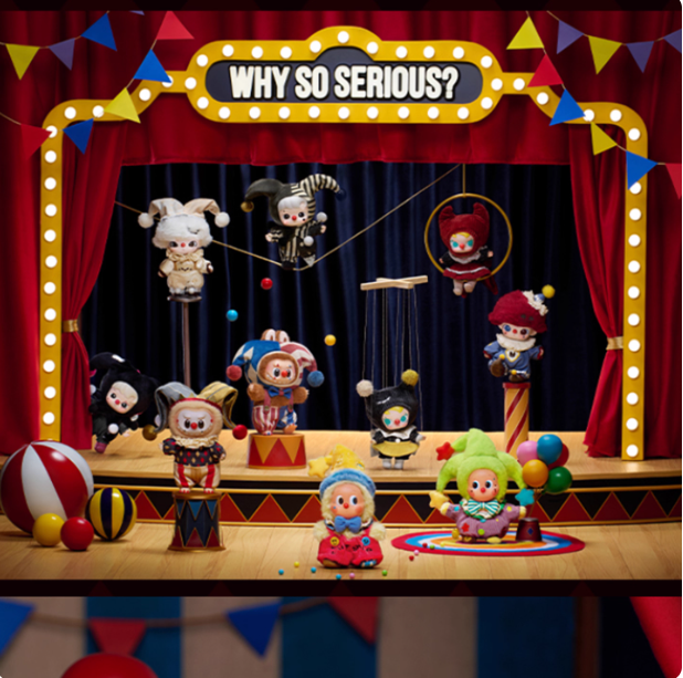 WHY SO SERIOUS Halloween vinyl plush pendant