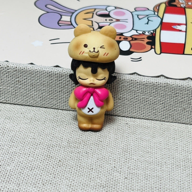 Molly change baby, cute grain DIY mobile phone chain pvc accessories ornament tide play