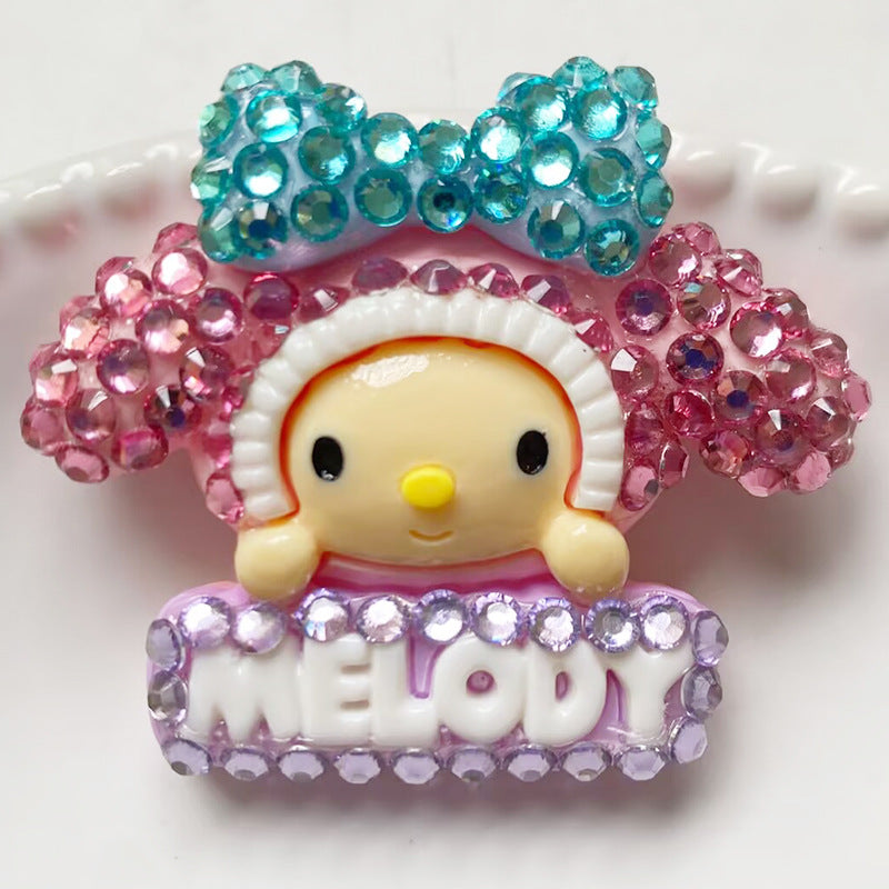 Cartoon resin DIY drilling accessories