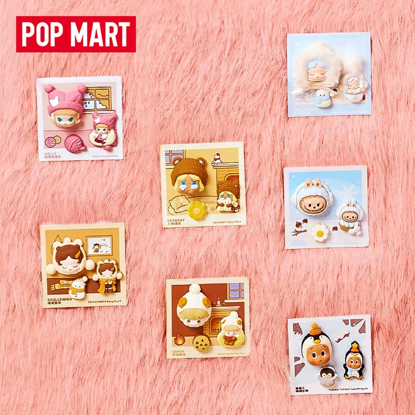 Plush Warm Huhu series decorative hole buckle