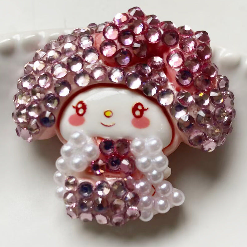 Cartoon resin DIY drilling accessories