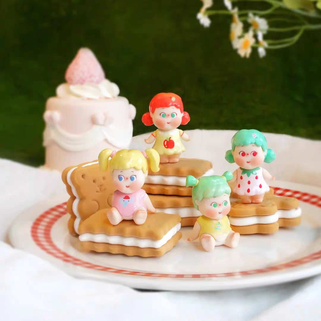 VALALA milk Va driving to the series cute grain tide play cute ornament