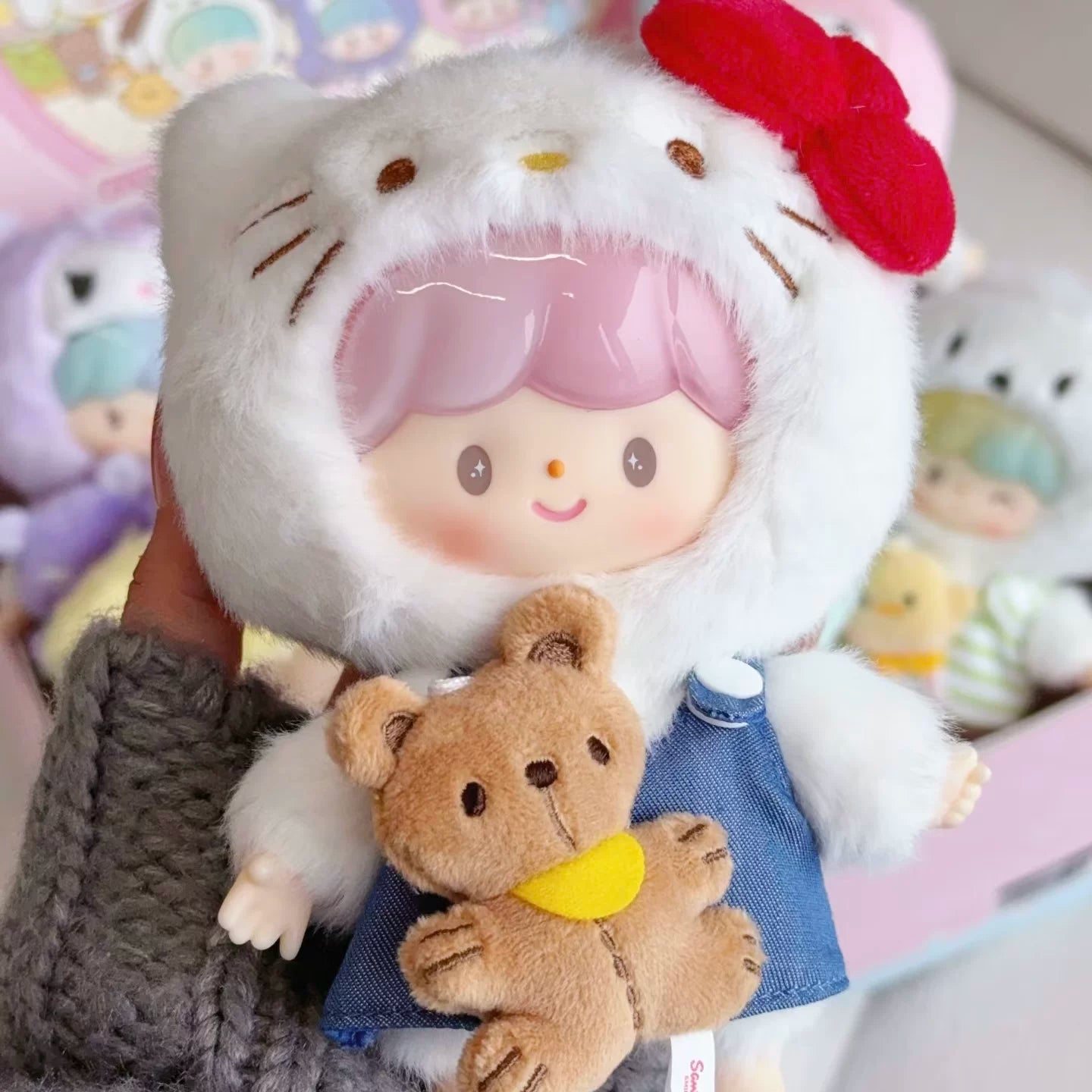 Zhuo Dawang Sanrio Family Friends Alliance Series Vinyl Plush Tide Play