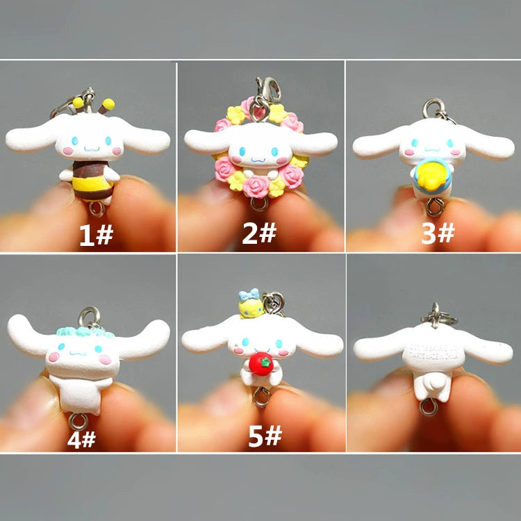 Yugui dog, big-eared dog tandem pendant doll, twisted egg doll ornament