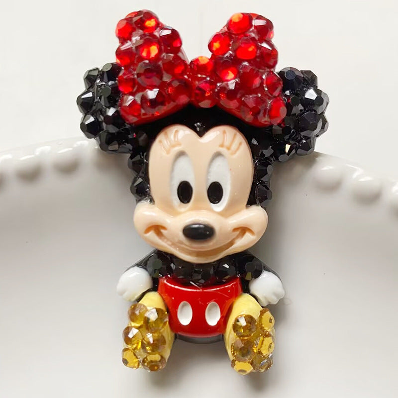 Cartoon resin DIY drilling accessories