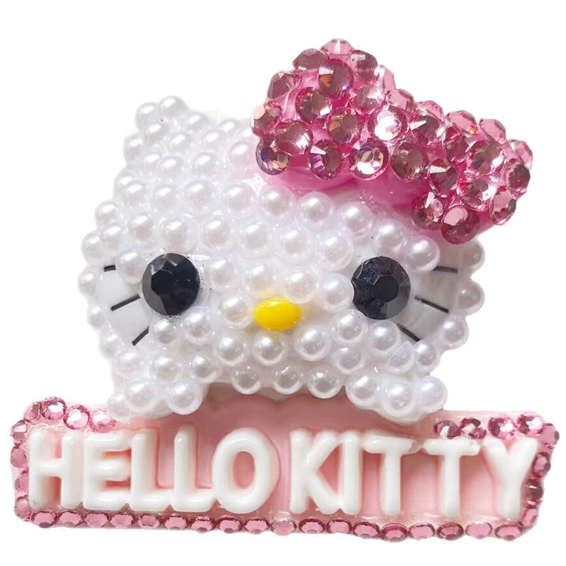 Cartoon resin DIY drilling accessories