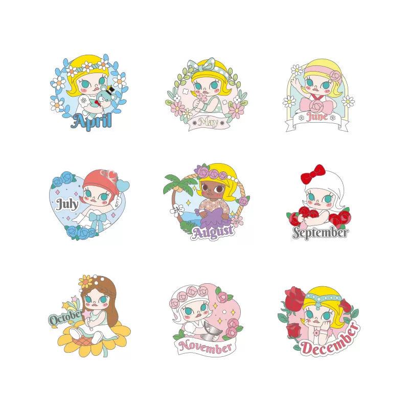 Flower Girl Series Badge