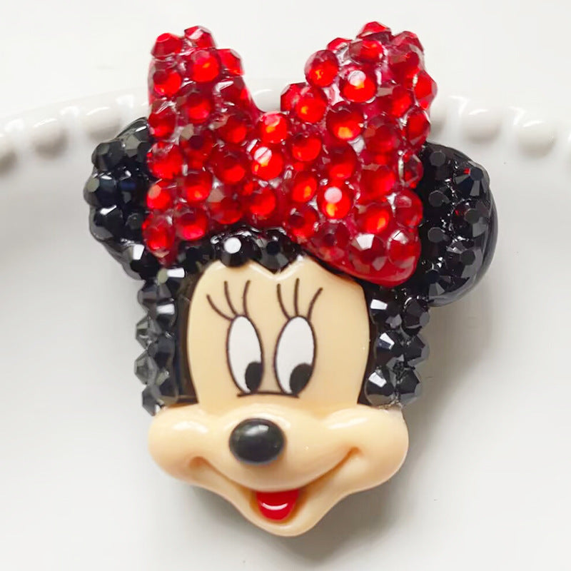 Cartoon resin DIY drilling accessories