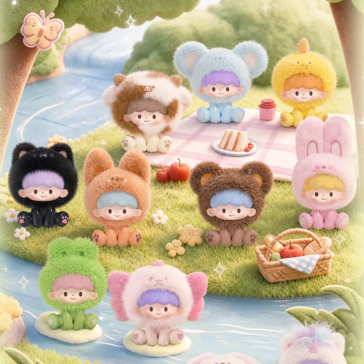 Zhuo dawang tianye lucky story series plush dolls cute ornaments