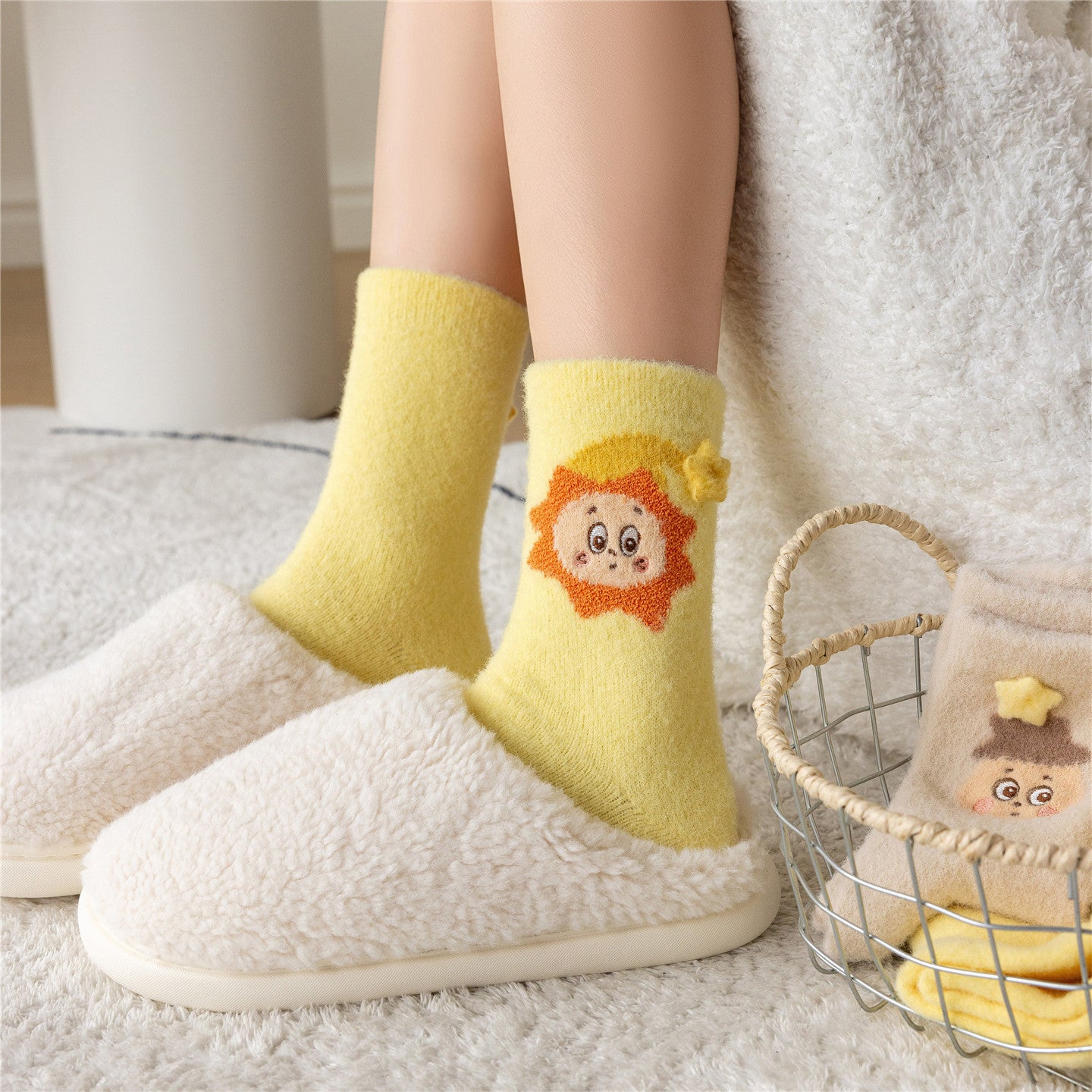 Star tube socks