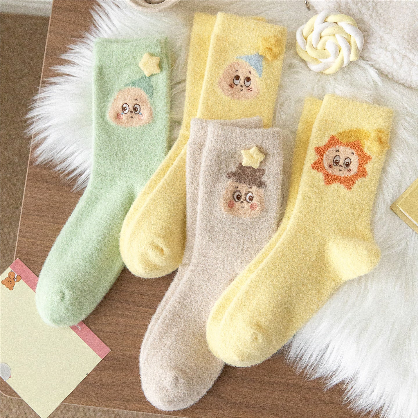 Star tube socks