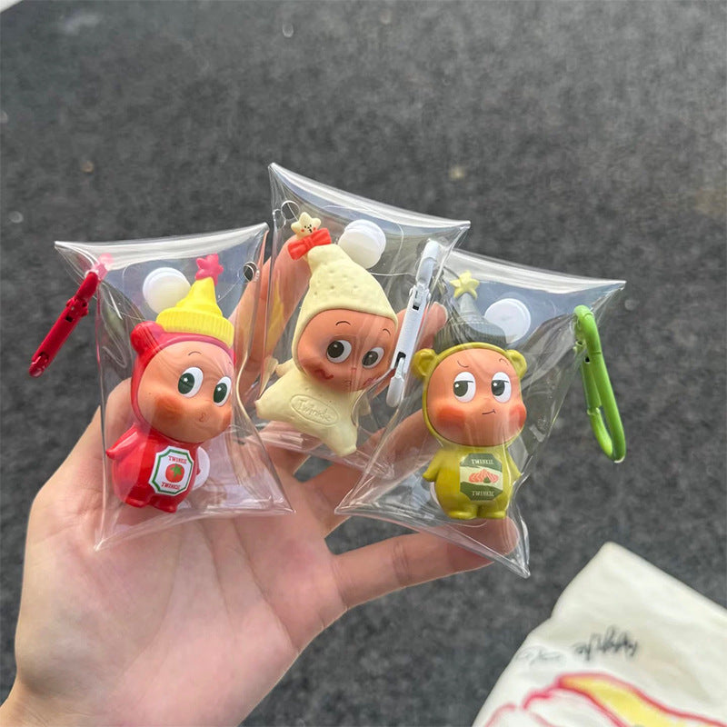 twinkle twinkle with heart series transparent storage bag