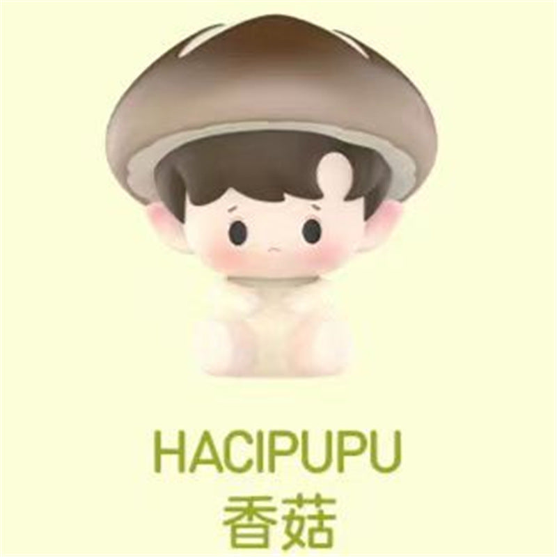 Genuine cute mushroom elf