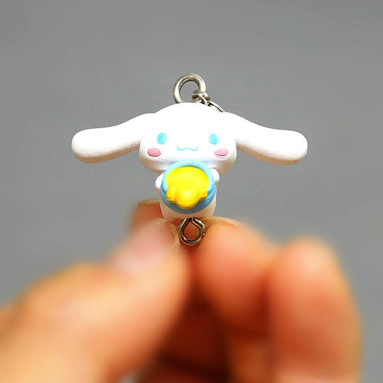 Yugui dog, big-eared dog tandem pendant doll, twisted egg doll ornament