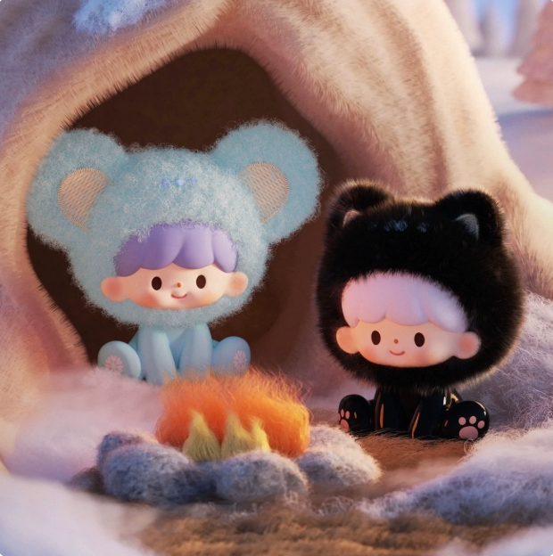 Zhuo dawang tianye lucky story series plush dolls cute ornaments