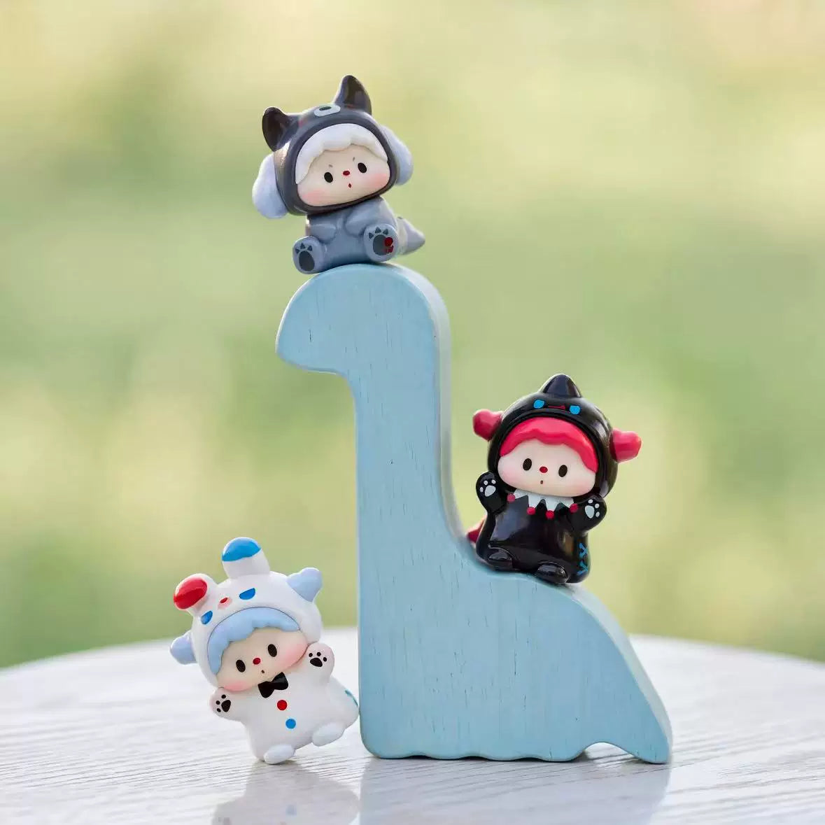 Lulu dog little monster big battle series cute grain tide play cute ornament