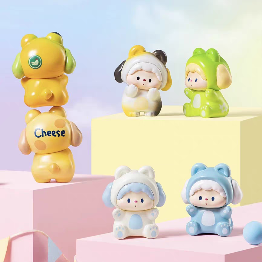 Lulu Dog Bear Party Series Moe Grain Tide Play