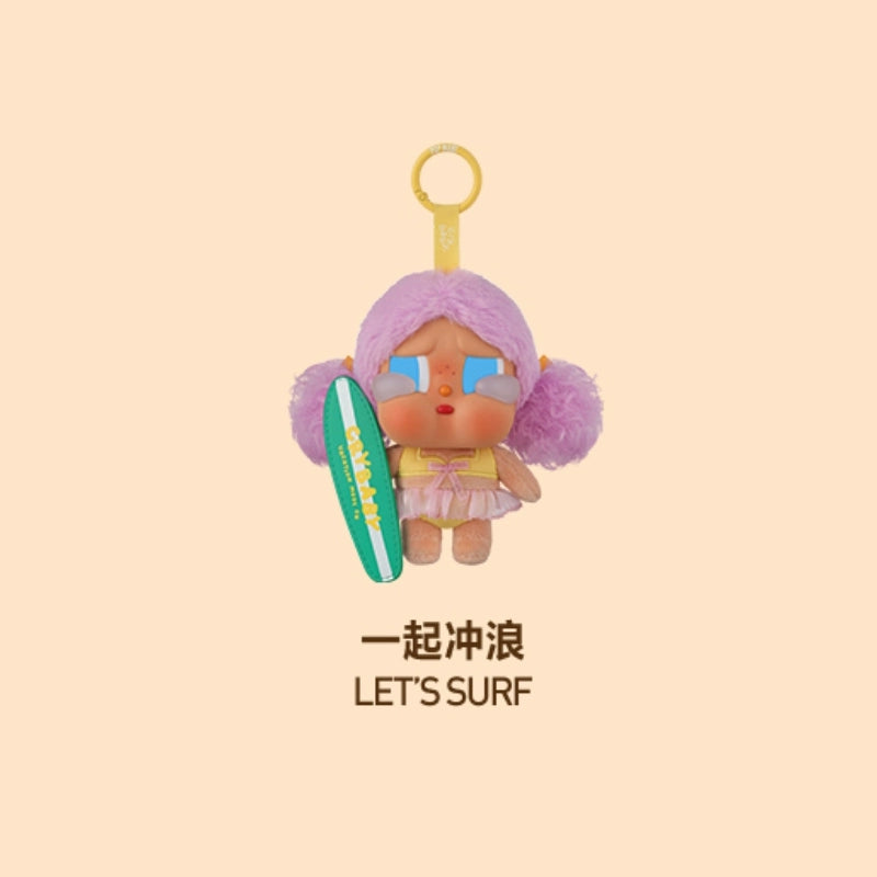 Crybaby vacation mode on vinyl plush pendant