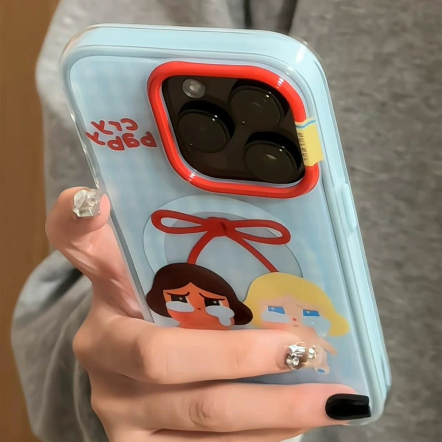 Crying baby iphone case