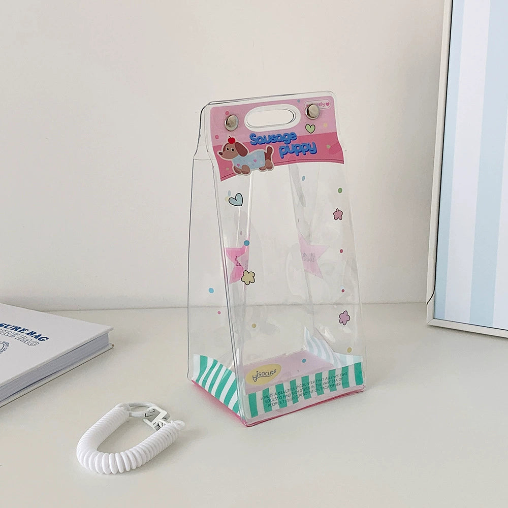 Cute cartoon storage bag doll dustproof