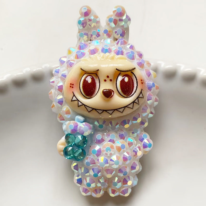 Cartoon resin DIY drilling accessories