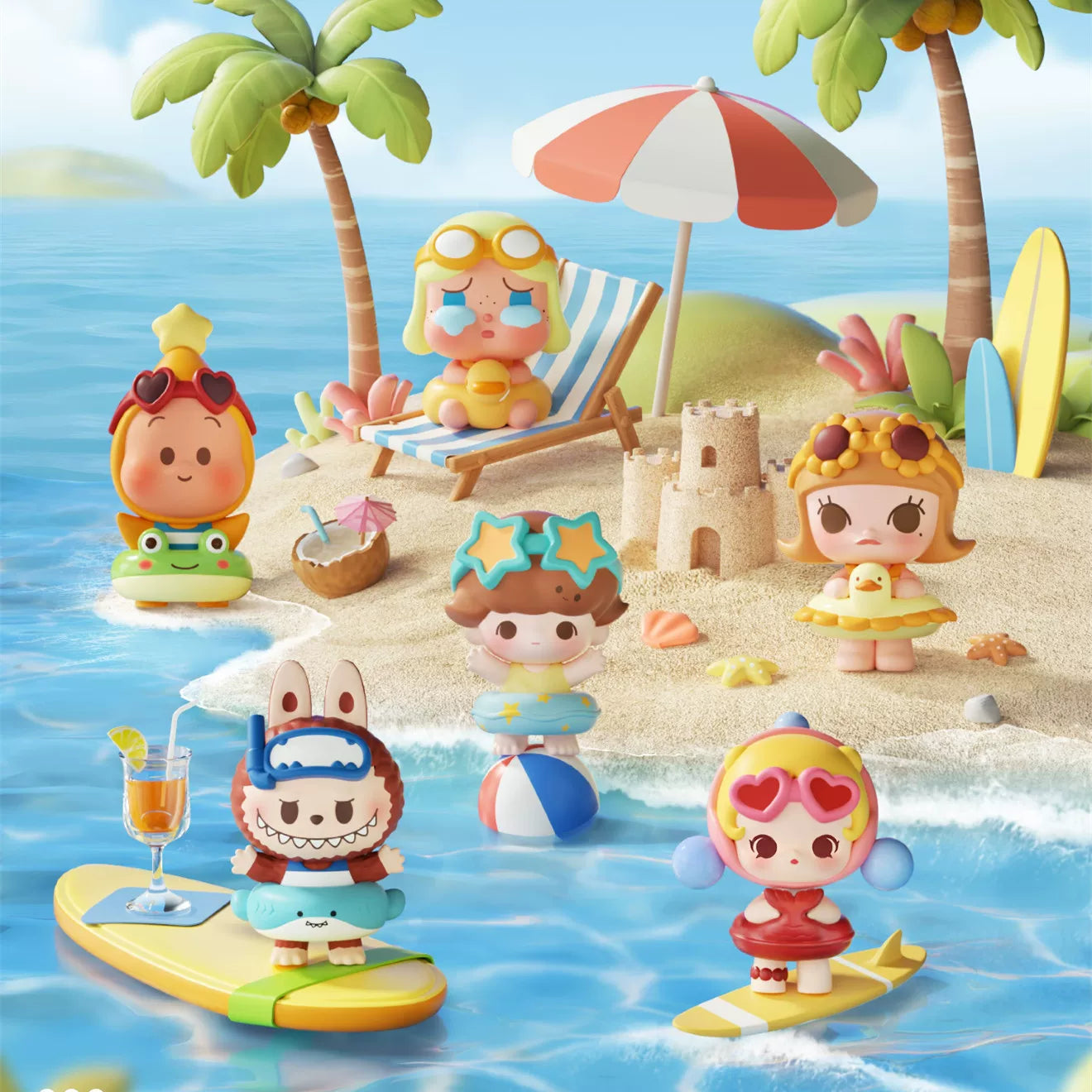 Island vacation bean series