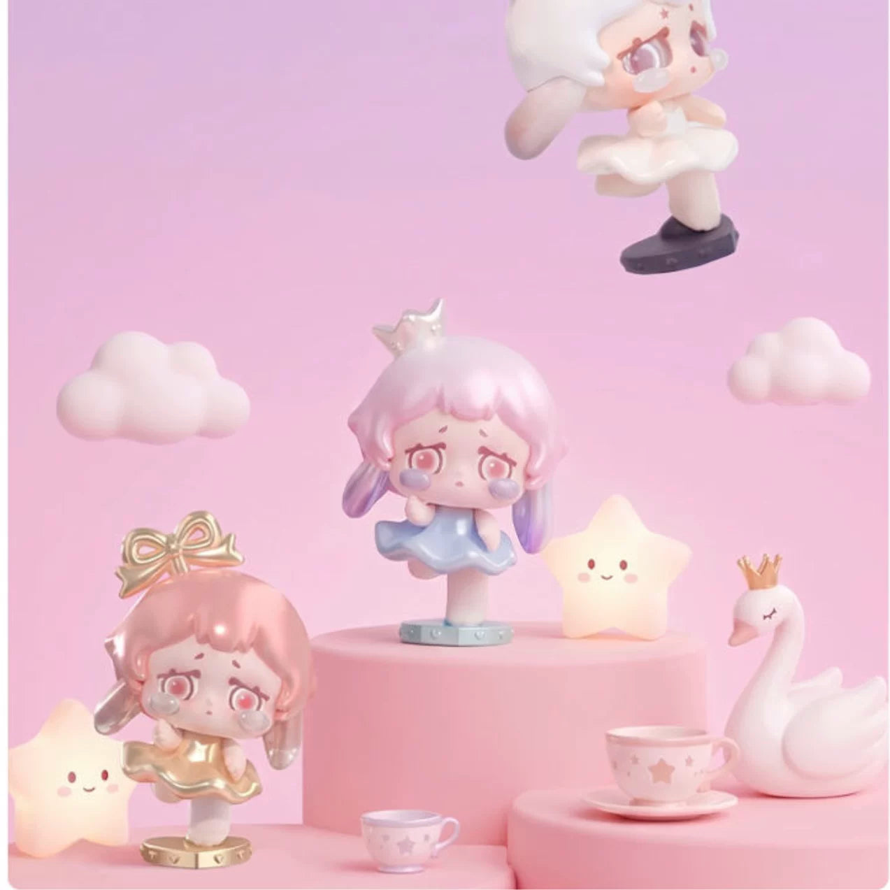Wuuw Dream Ballet Series Moe Grain Tide Play Figure Cute Ornament Gift