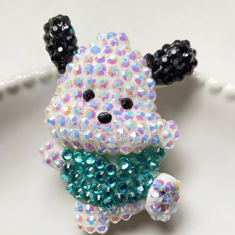 Cartoon resin DIY drilling accessories