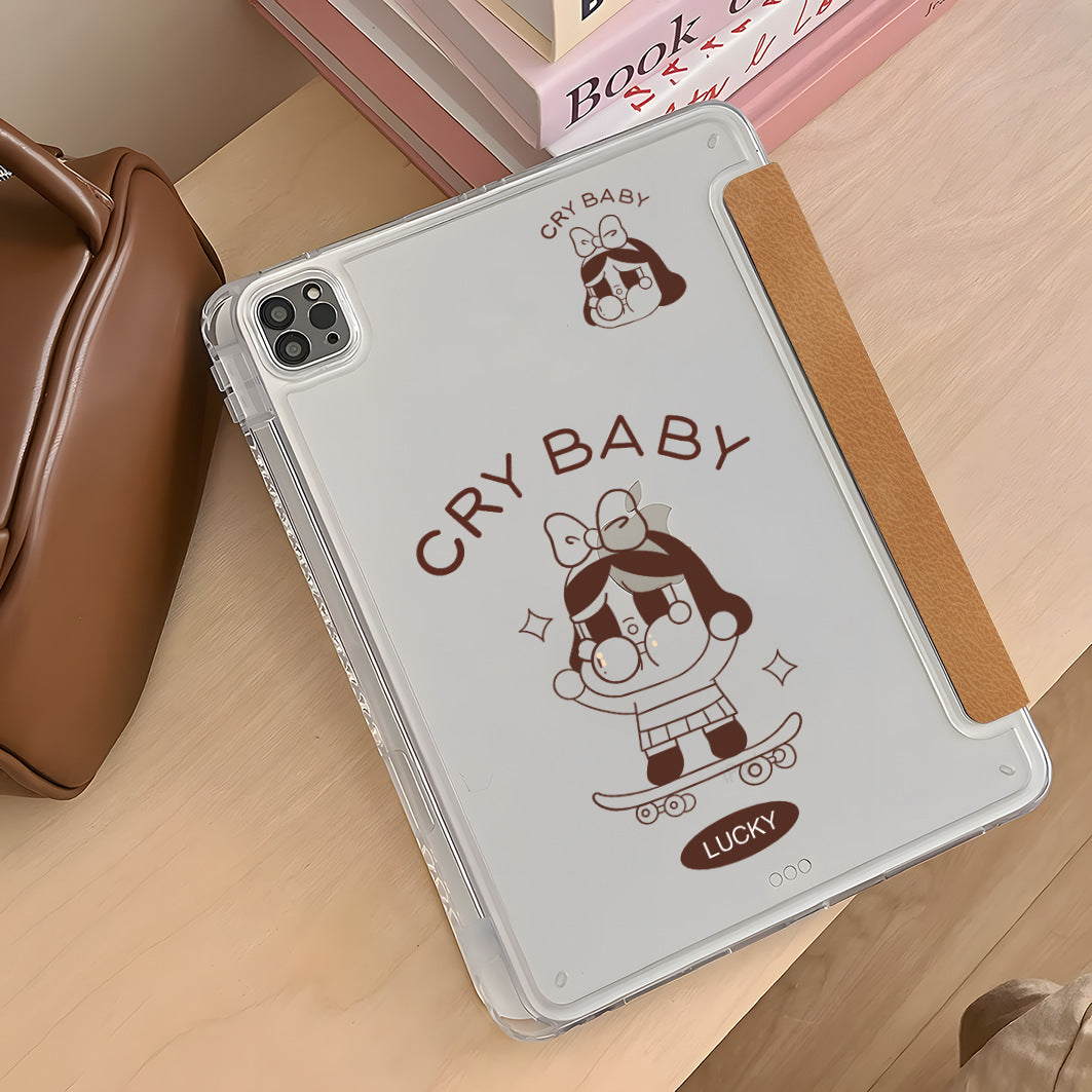 Crying baby ipad protective case