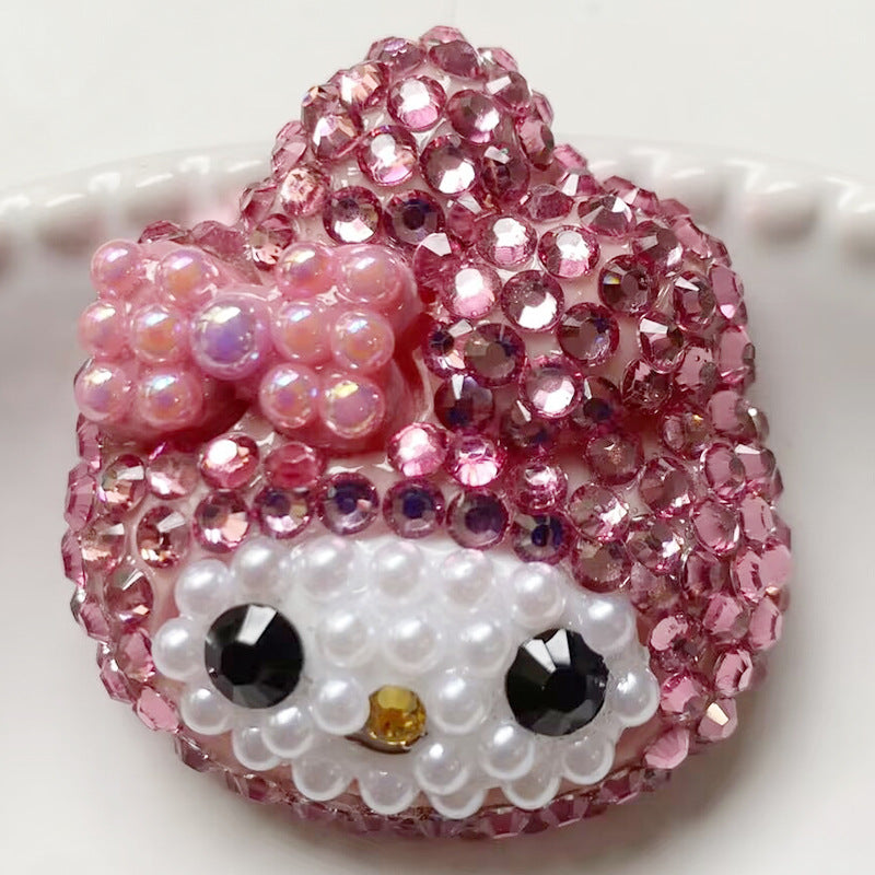 Cartoon resin DIY drilling accessories