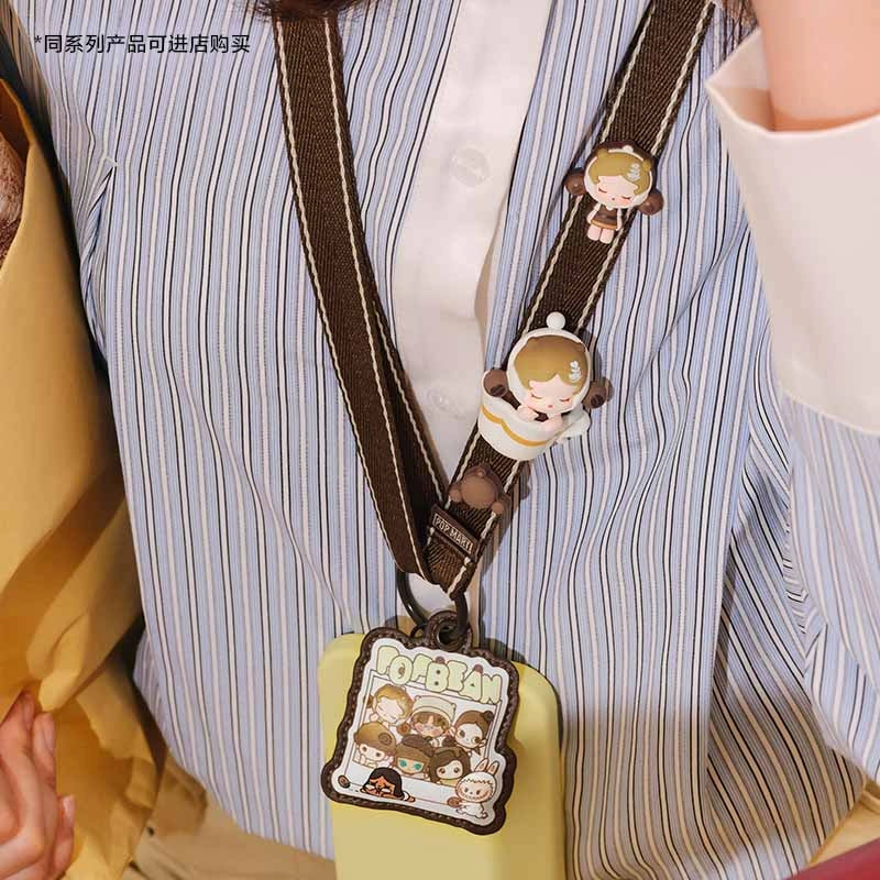Coffee factory series hole decorative buckle