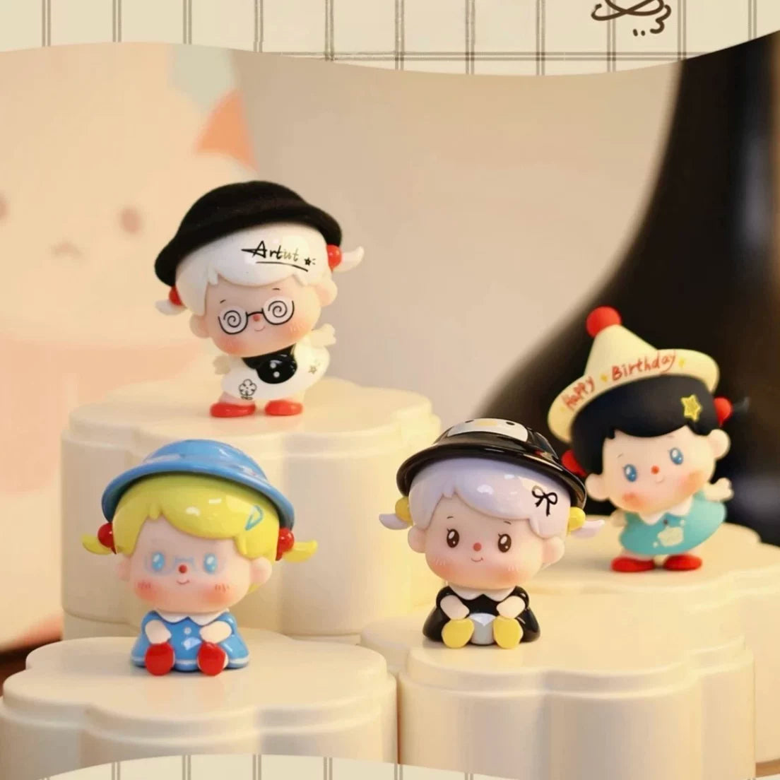 Mhaia Kindergarten Series Moe Grain Tide Play Figure Cute Ornament