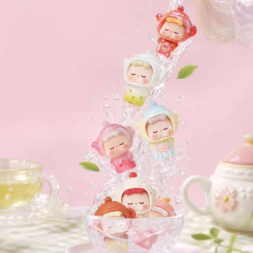 WUWU Cute Drink Time Blind Box Cute Handmade Office Kids Cute Trendy Toy Ornaments