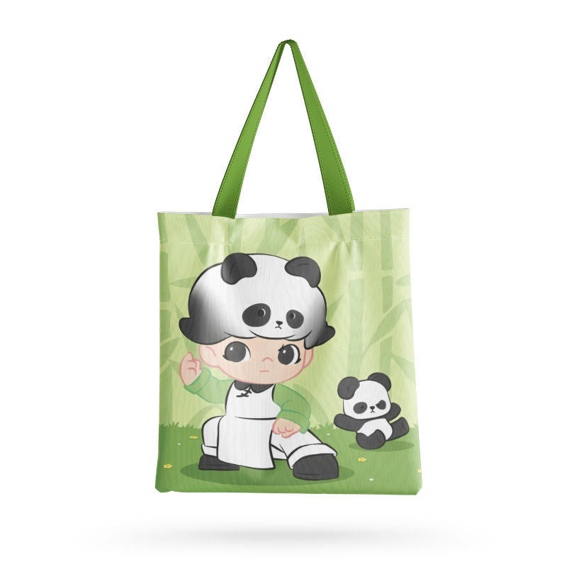 Dimmo cartoon cute ins wind self-printed canvas bag