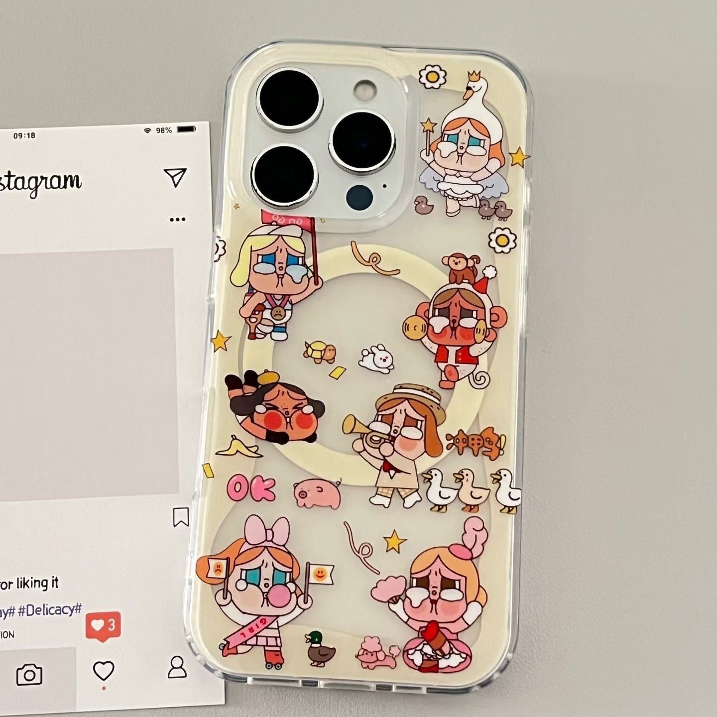 Crying baby phone case