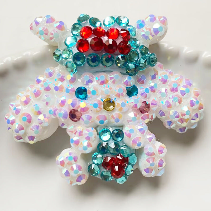 Cartoon resin DIY drilling accessories