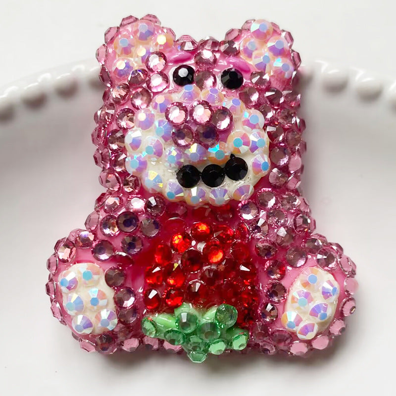 Cartoon resin DIY drilling accessories